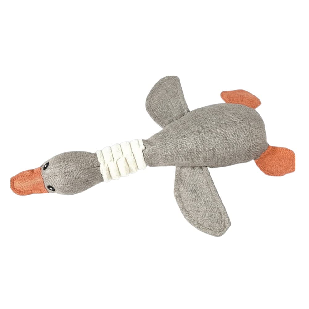 Urocza zabawka dla psa piszcząca kaczka