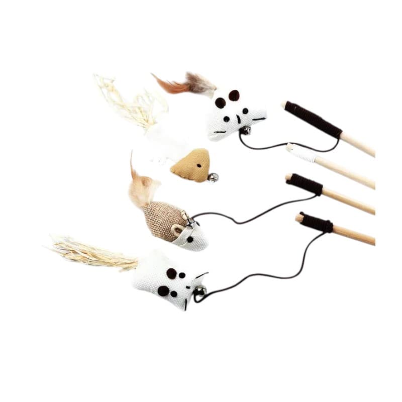 Zabawka z piór dla kotów 😻