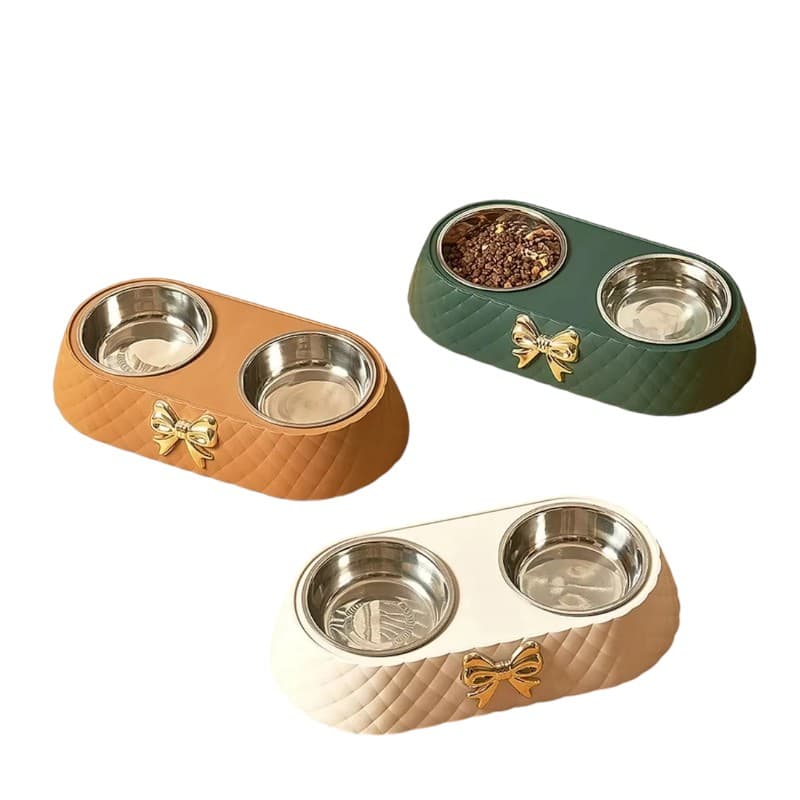 Miska dla psa i kota z muszką